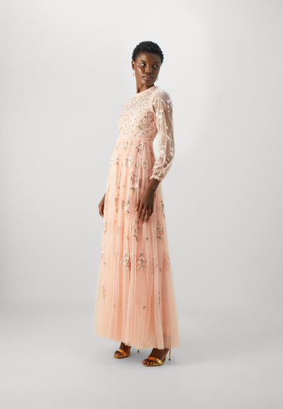 Needle & Thread POSY ROUND NECK GOWN - Svečana odjeća - faded coral
