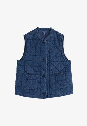 Seasalt Cornwall, SEASALT CORNWALL INCOMING TIDE GILET - Γιλέκο - blue - mid wash indigo