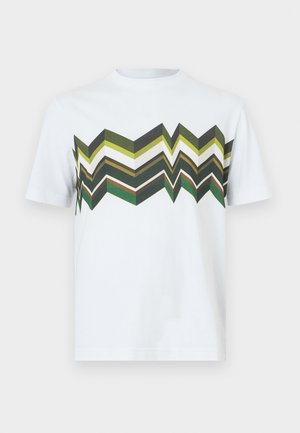 SHORT SLEEVE - Majica kratkih rukava s printom - white/green tones