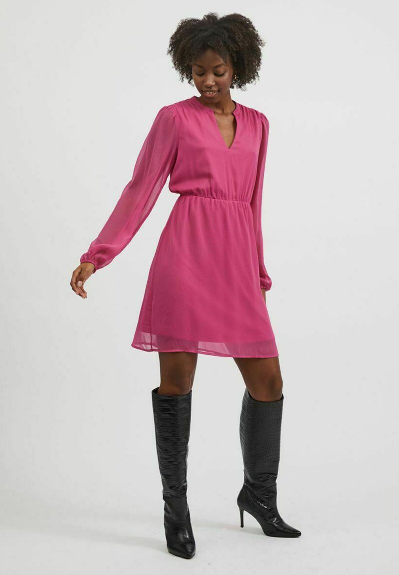 Damen Freizeitkleider | Vila Freizeitkleid magenta haze/lila - KT03284 Damen Freizeitkleider | Vila Freizeitkleid magenta haze/lila - KT03284