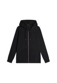 Freddy CON CAPPUCCIO E TASCHE  - Felpa con zip - nero
