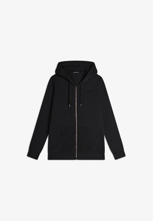 Freddy CON CAPPUCCIO E TASCHE  - Felpa con zip - nero