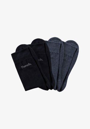 Bench, 4 PACK - Socks - marine jeansblau meliert