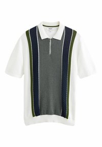 STRIPE REGULAR FIT - Polo krekls - white