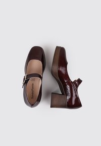 Sandra Fontán RIGA - Zapatos de plataforma - burgundy