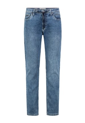 MIT USED - WASCHUNG UND TUNNELZUG - Jeans Tapered Fit - blau