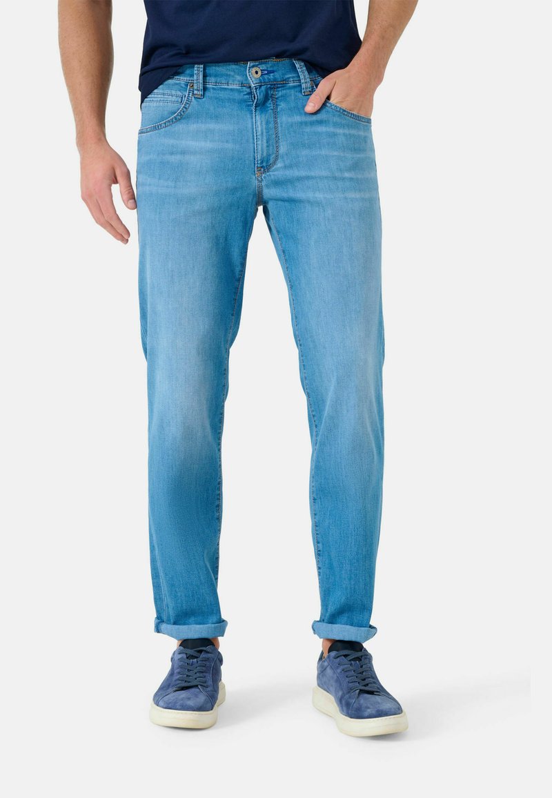 CADIZ ULTRALIGHT DENIM TROUSER - BRIGHT SEA WATER
