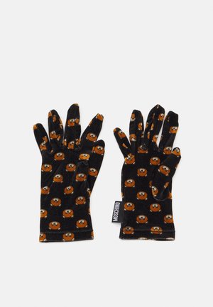 MOSCHINO TEDDY BEAR GLOVES - Guantes - black