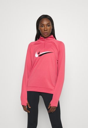 Nike Performance RUN - Long sleeved top - archaeo pink/black/reflective silver