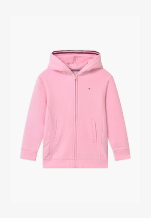 HERITAGE LOGO ZIP THROUGH - Hoodie met rits - pink