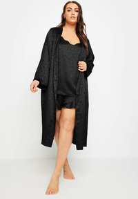 Yours Clothing LEOPARD SET - Nattplagg set - black