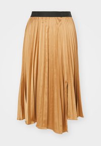 PULL SKIRT - Jupe plissée - tawney