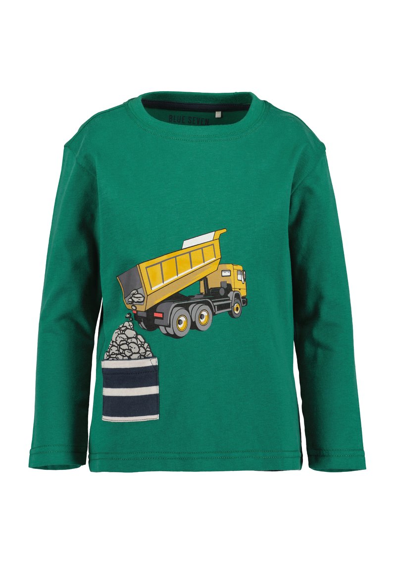 Blue Seven LANGARMSHIRT VEHICLE - Langarmshirt - dk grün