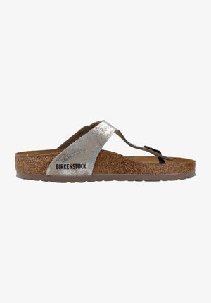 Birkenstock, Riemensandalette - silber