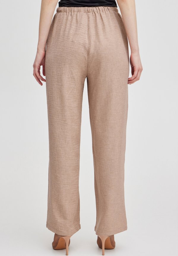 BYGAIYA - Trousers - acorn melange4