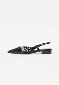 RAID - SYLLA - Slingback ballet pumps - black patent Thumbnail Image 1