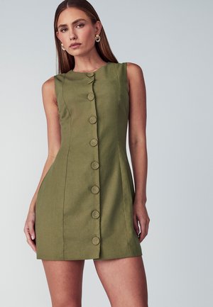 RISE MINI - Shirt dress - olive green