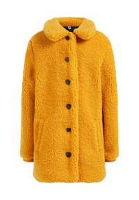 WE Fashion TEDDY - Vinterkappa /-rock - ochre yellow