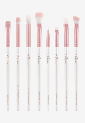 ALL EYE WANT - Makeup brush set - pearl white/candy pink