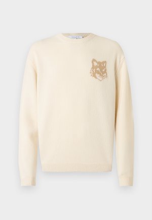 FOX HEAD JUMPER - Pulover - ecru/tan