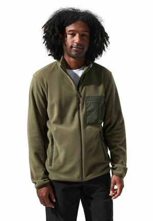 Fleece jacket - oliv