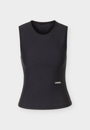 Stronger, SIGNATURE SLIM TANK  - Μπλούζα - black