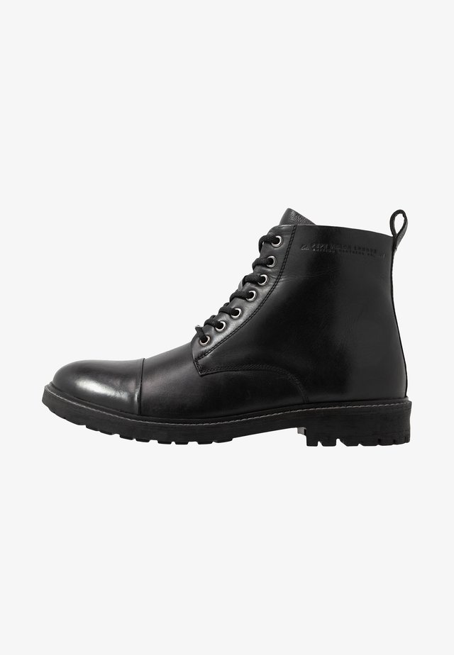 PORTER BOOT - Botki sznurowane - black