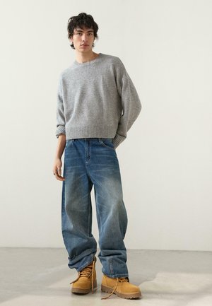 SUPER EMBROIDERED  - Jeans baggy - dark blue