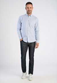 Jack's Sportswear STRIPED  - Overhemd - mid blue