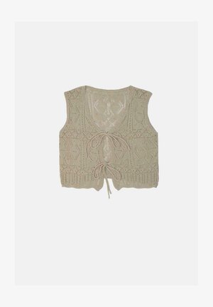 NÜD by Nekane, TOP PUNTO RELIEVE - Chaleco - camel