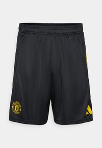 MANCHESTER UNITED 25/26 EUROPEAN TRAINING SHORTS - Pantaloncini sportivi - black/blue/tribe yellow