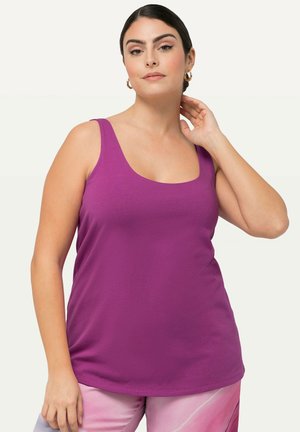 Ulla Popken LAYERED TANK - Top - orchid