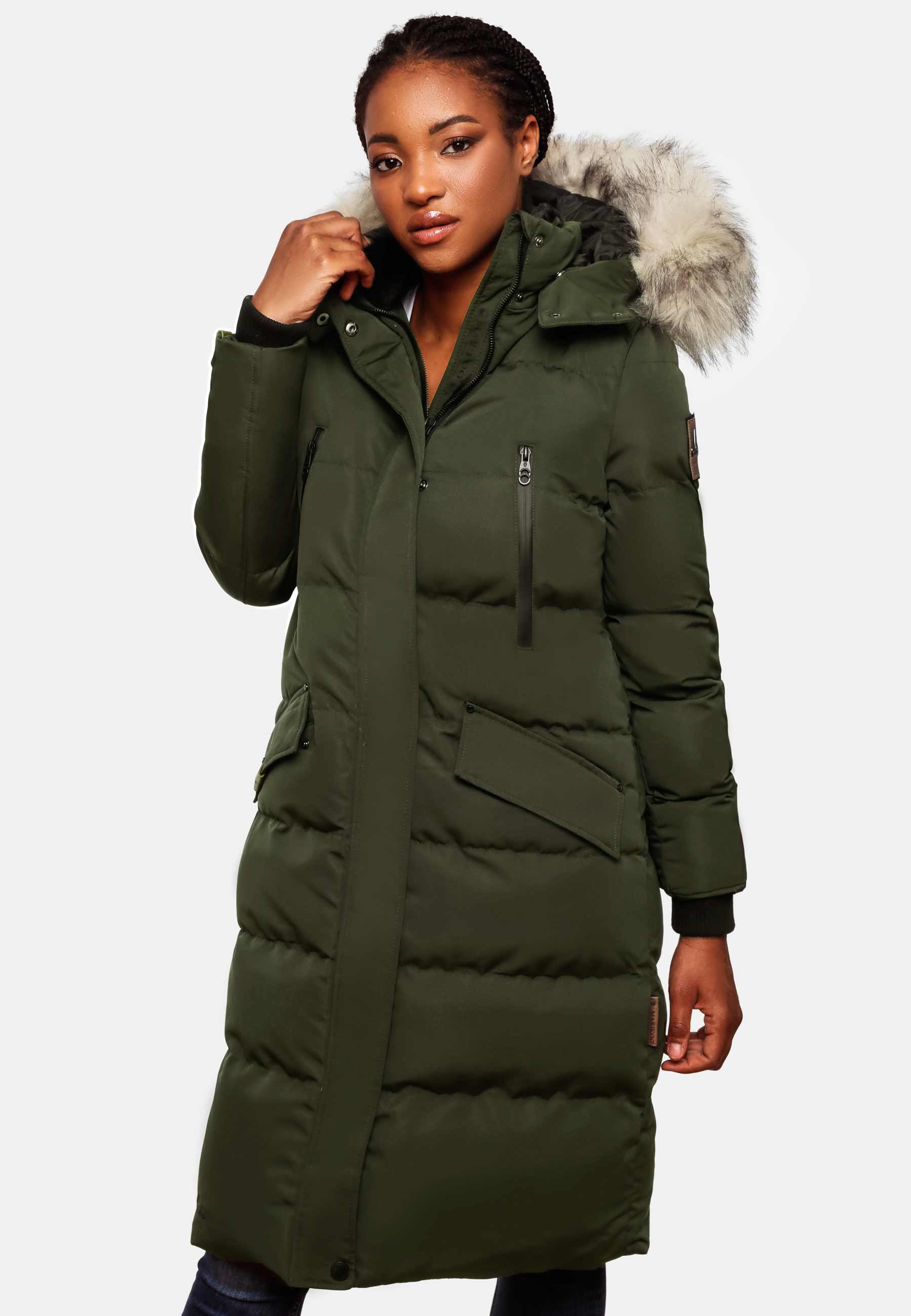 Marikoo SCHNEESTERNCHEN - Wintermantel - oliv - Zalando.de