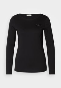 LONG SLEEVE ROUND NECK SOLID - Topper langermet - black