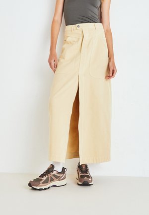 SHELBY - Jeansrok - malt beige