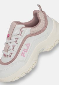 Fila STRADA LOGO - Sneakers basse - white/mauve chalk/marshmallow