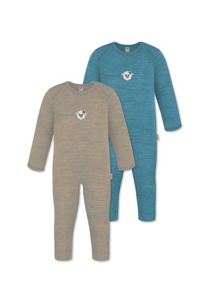 2ER PACK  - Jumpsuit - beige blau