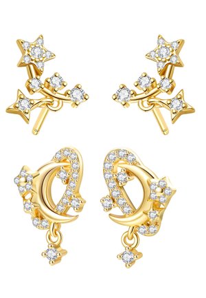 SPARKLING STAR 2 PACK - Ohrringe - gold-coloured