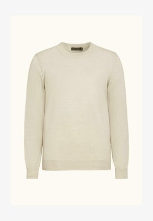 Oscar Jacobson, MIGUEL ROUNDNECK - Striktrøje - cold beige