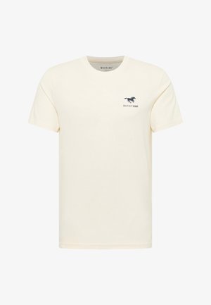 Mustang T-Shirt basic - weiß