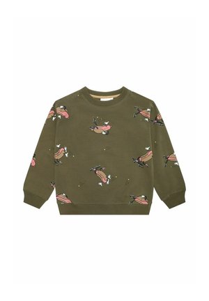 LEXINGTON OS - Sweatshirt - ivy green hot dog aop