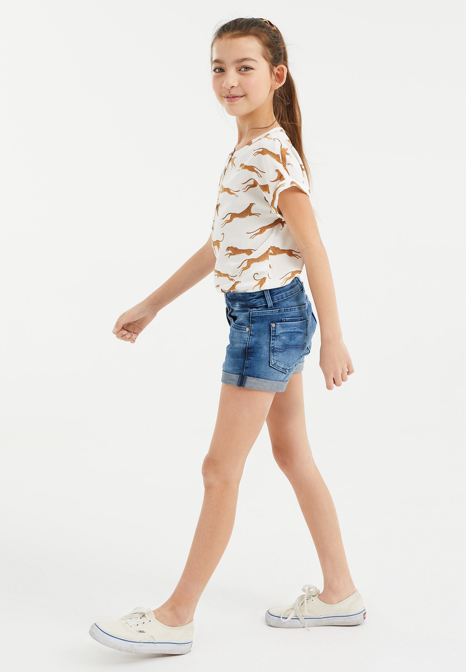 WE Fashion Short en jean - blue/bleu - ZALANDO.FR