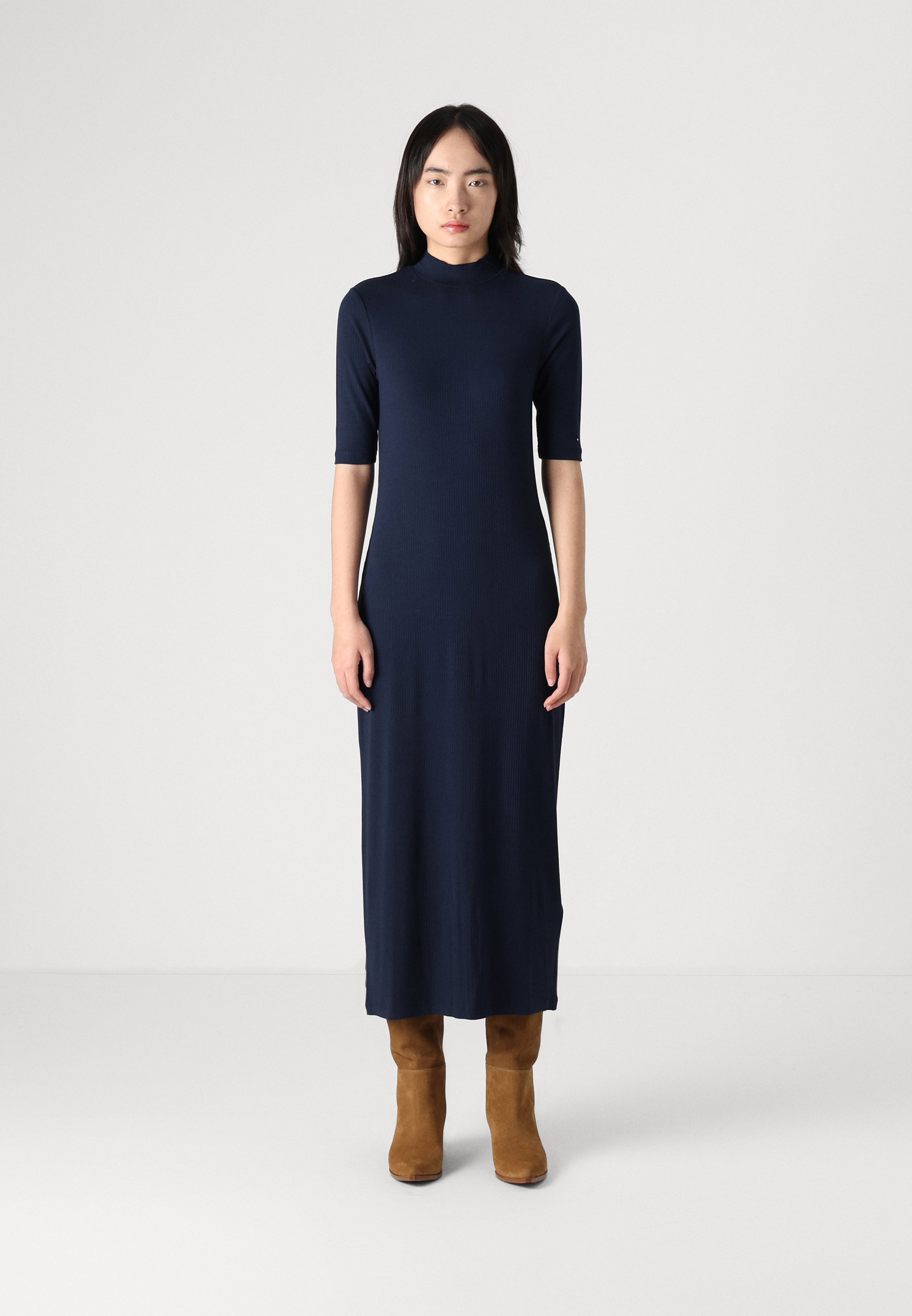 Tommy Hilfiger MIDI DRESS - Day dress - dark night navy/dark blue - Zalando.ie Tommy Hilfiger MIDI DRESS - Day dress - dark night navy/dark blue - Zalando.ie