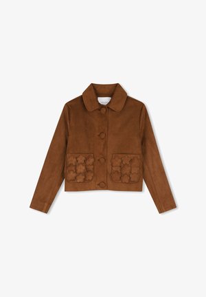 MARC JACOBS KIDS, Veste en similicuir - nuthatch
