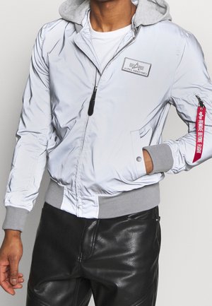 Chaquetas bomber - silver-coloured