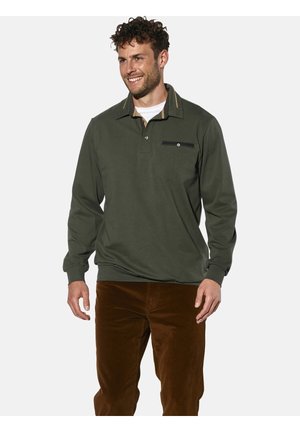 LANGARM- DOROCASTI
 - Poloshirt - oliv
