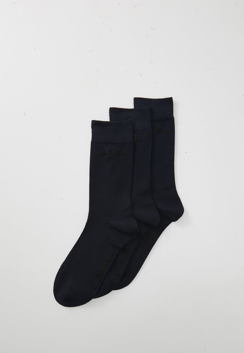 J.LINDEBERG BRIDGE BAMBOO SOCK 3PACK - Strømper - navy