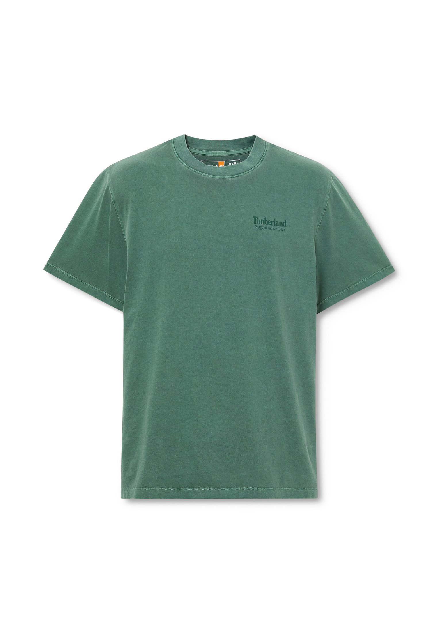 Timberland RUGGED ACTIVE GEAR BACK GRAPHIC TEE - Triko s potiskem - dark green