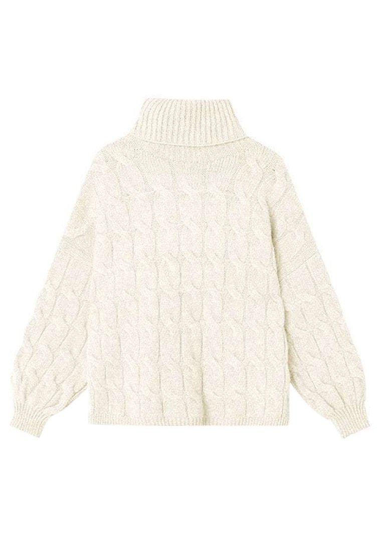 Stradivarius Pullover - white
