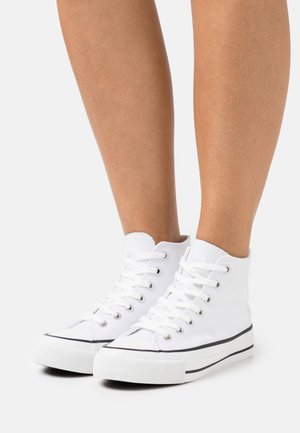 BRITT RETRO - Sneakers hoog - white